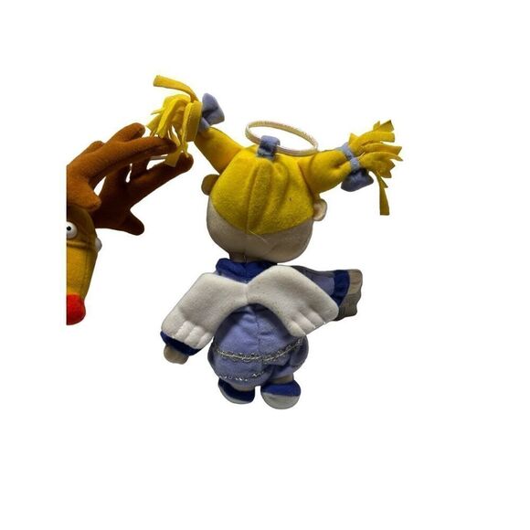 Rugrats Spike and Angelica Stuffed Christmas Reindeer and Angel NWT - Picture 5 of 7